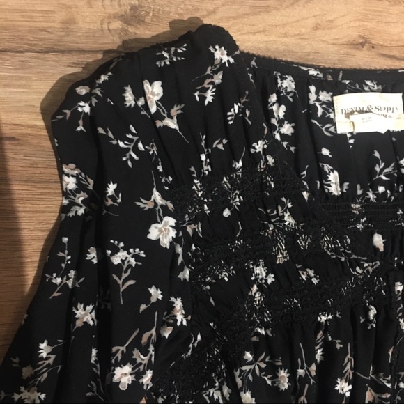 Ralph Lauren Black Floral Print Blouse - Picture 5 of 8